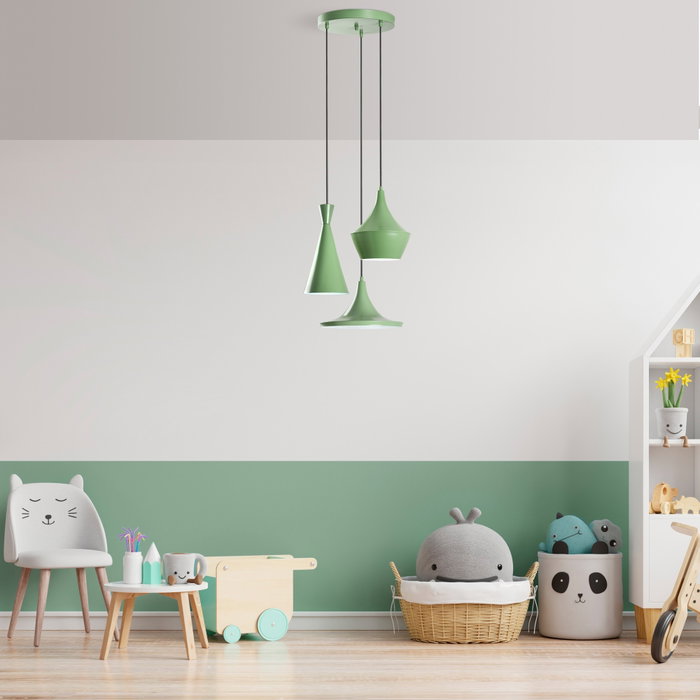 Opviq Lámpara de araña Tom - 3556 - Menta